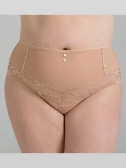Ewa Michalak Nugatowy Hi-Waist -FOREVER YOUR LINGERIE Ewa Michalak Nugatowy Hi Waist S 3