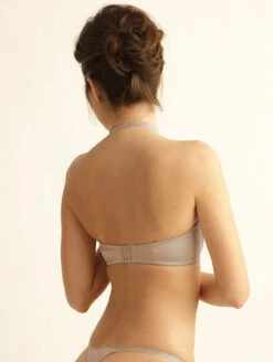 The Little Bra Company Sascha Strapless Bra -FOREVER YOUR LINGERIE F001SSaschaStraplessBraWarmTaupeBackHalter