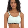 Freya Dynamic Sports Bra 1 Freya Dynamic Sports Bra -FOREVER YOUR LINGERIE FreyaDynamicSportsBraPureLeoAquaAC4014Front