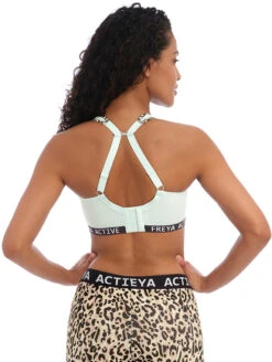 Freya Dynamic Sports Bra 8 Freya Dynamic Sports Bra -FOREVER YOUR LINGERIE FreyaDynamicSportsBraPureLeoAquaAC4014backalt
