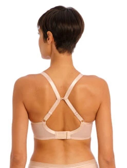 Freya Tailored Moulded Plunge Bra 7 Freya Tailored Moulded Plunge Bra -FOREVER YOUR LINGERIE FreyaTailoredMouldedPlungeBraAA401131LatteNaturalBackAlt