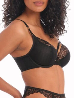 Freya Temptress Plunge Bra -FOREVER YOUR LINGERIE FreyaTemptressPlungeBraAA400102Side