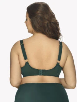 Gaia Justine Bra 5 Gaia Justine Bra -FOREVER YOUR LINGERIE GA BSM 1031JustineBraEmeraldGreenBack