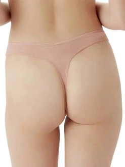 Gossard Glossies Lotus Thong 8 Gossard Glossies Lotus Thong -FOREVER YOUR LINGERIE GossardGlossiesLotusThong19006CafeCremeBack