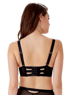 Gossard Pulse Mesh Longline Plunge Bra 12 Gossard Pulse Mesh Longline Plunge Bra -FOREVER YOUR LINGERIE GossardPulseMeshLongLineBraBlack19301Back