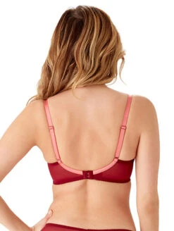 Gossard Superboost Lace Plunge Bra 8 Gossard Superboost Lace Plunge Bra -FOREVER YOUR LINGERIE GossardSuperboostLacePlungeBra7711CranberryRaspberrySorbetBack