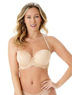 Gossard Superboost Strapless Bra 13 Gossard Superboost Strapless Bra -FOREVER YOUR LINGERIE GossardSuperboostStraplessBraLatte7737FrontStrapsAlt