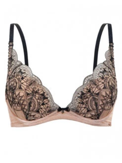 Gossard VIP Henna Plunge Bra 9 Gossard VIP Henna Plunge Bra -FOREVER YOUR LINGERIE GossardVIPHennaPlungeBra18501Black NudeFront