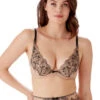 Gossard VIP Henna Plunge Bra 1 Gossard VIP Henna Plunge Bra -FOREVER YOUR LINGERIE GossardVIPHennaPlungeBra18501Black NudeFrontModel