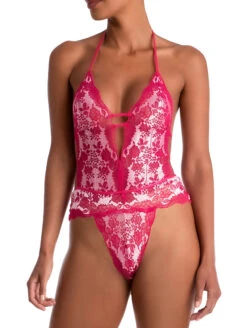 In Bloom Julie Teddy 11 In Bloom Julie Teddy -FOREVER YOUR LINGERIE InBloomJulieTeddyHotPinkJIL097Front