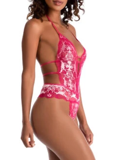In Bloom Julie Teddy 8 In Bloom Julie Teddy -FOREVER YOUR LINGERIE InBloomJulieTeddyHotPinkJIL097Side