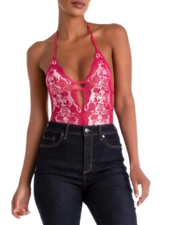 In Bloom Julie Teddy 10 In Bloom Julie Teddy -FOREVER YOUR LINGERIE InBloomJulieTeddyHotPinkJIL097WithJeans