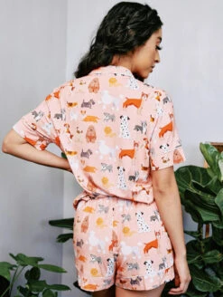 Kilo Brava Bamboo Shorts Pj Set 10 Kilo Brava Bamboo Shorts Pj Set -FOREVER YOUR LINGERIE KiloBravaBambooCollectionShortsPJSet14040Back