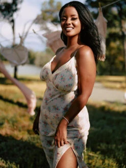 Kilo Brava Chiffon Vintage Maxi Slip -FOREVER YOUR LINGERIE KiloBravaChiffonCollectionVintageMaxiSlip16034FashionAlt