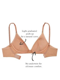The Little Bra Company Lea Wire-Free Bra 5 The Little Bra Company Lea Wire-Free Bra -FOREVER YOUR LINGERIE L001SLeaWireFreeBraButterscotchInfo