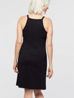 Lusomé Bianca Nightie With Shelf Bra 5 Lusomé Bianca Nightie With Shelf Bra -FOREVER YOUR LINGERIE LusomeBiancaNightieShelfBraLS18 204 XBlackBack