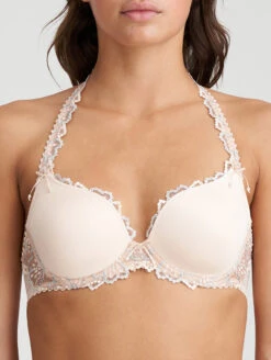 Marie Jo Jane Padded Heart Shape Bra 10 Marie Jo Jane Padded Heart Shape Bra -FOREVER YOUR LINGERIE MarieJoJaneHeartShapedBraPalePeach0101336FrontAlt