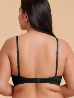 Miel Seamless Unlined Bralette 10 Miel Seamless Unlined Bralette -FOREVER YOUR LINGERIE MielNanaBra 0110BlackBack