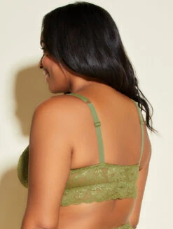 Cosabella Never Say Never Extended Sweetie Bralette -FOREVER YOUR LINGERIE NEVER1301PExtendedSweetieBraletteAloeBack