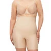 Nancy Ganz X-Factor High Waist Shaper Shorts -FOREVER YOUR LINGERIE NancyGanzXfactorHighWaistShaperShortsWarmTaupeBW7113Front