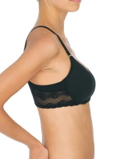 Natori Bliss Perfection Bra 9 Natori Bliss Perfection Bra -FOREVER YOUR LINGERIE NatoriBlissSeamlessPerfectionBraBlack721154Side