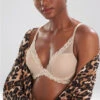Natori Feathers Plunge Bra -FOREVER YOUR LINGERIE NatoriFeathersPlungeBra730023CafeFashion