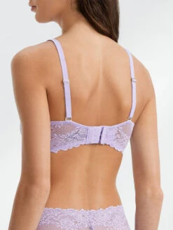 Natori Heavenly Balconette Bra 8 Natori Heavenly Balconette Bra -FOREVER YOUR LINGERIE NatoriHeavenlyConvertibleBalconetteBra724314VioletteBack