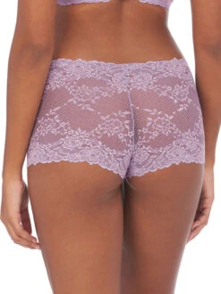 Natori Heavenly Lace Boyshort 7 Natori Heavenly Lace Boyshort -FOREVER YOUR LINGERIE NatoriHeavenlyLaceBoyshort775314VioletteBack
