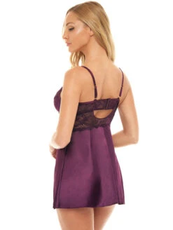 Oh La La Cheri Donna Chemise 11 Oh La La Cheri Donna Chemise -FOREVER YOUR LINGERIE OhLaLaCheriDonnaChemisePotentPurple74 11905 X Back
