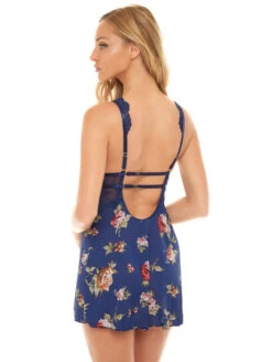 Oh La La Cheri Naeva Babydoll 11 Oh La La Cheri Naeva Babydoll -FOREVER YOUR LINGERIE OhLaLaCheriNaevaBabydollEstateBlueLL 11787 X Back