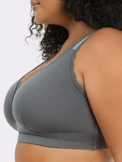 Parfait Dalis Bralette 9 Parfait Dalis Bralette -FOREVER YOUR LINGERIE P5641DalisBraletteCharcoalSide