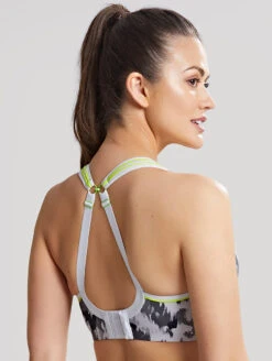 Panache Wire Free Sports Bra 8 Panache Wire Free Sports Bra -FOREVER YOUR LINGERIE PanacheNonWiredSportsBraGreyAnimal7341ABackAlt