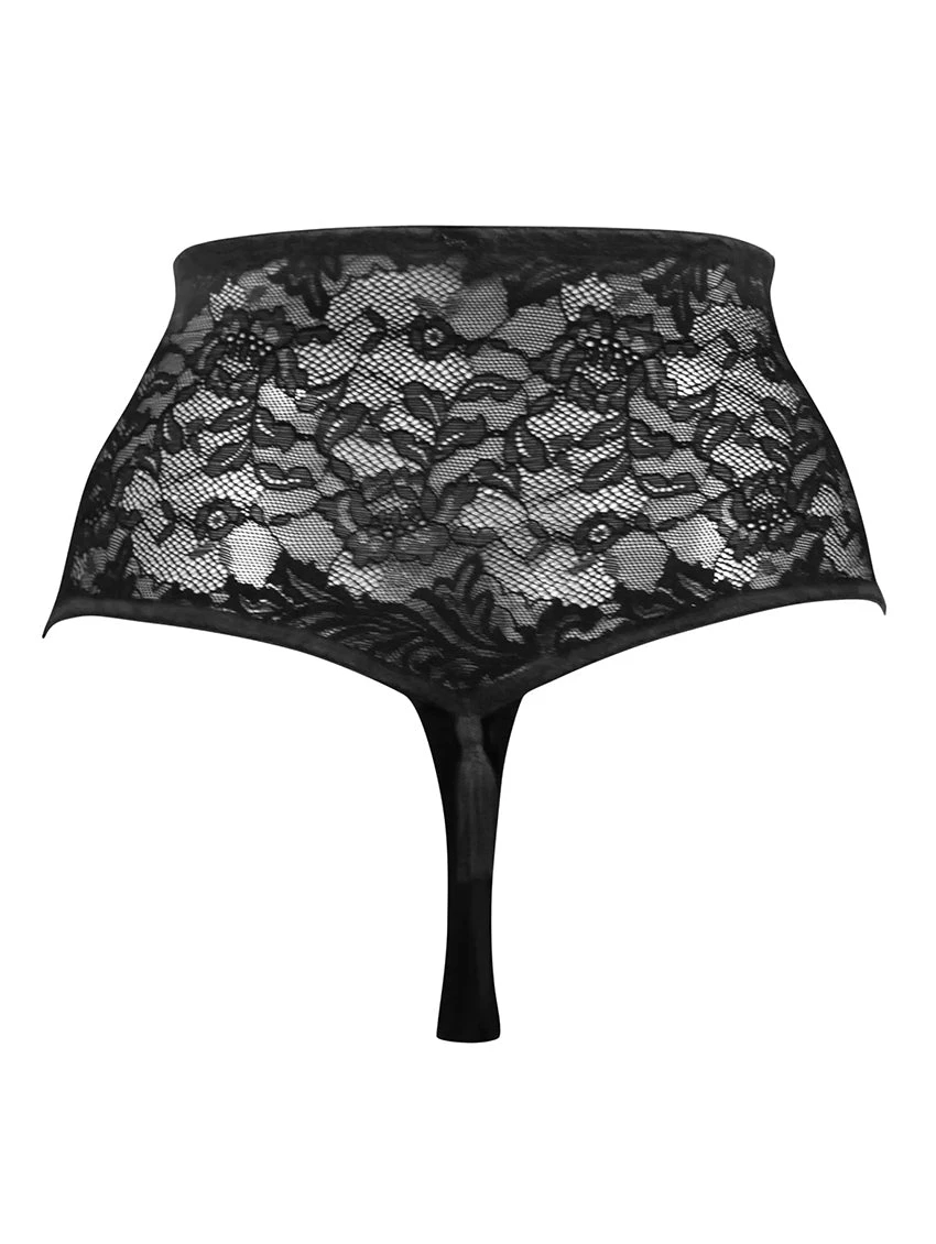 Pour Moi For Your Eyes Only High Waist Crotchless Thong 7 Pour Moi For Your Eyes Only High Waist Crotchless Thong - Image 5