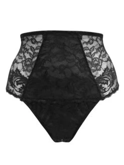 Pour Moi For Your Eyes Only High Waist Crotchless Thong 10 Pour Moi For Your Eyes Only High Waist Crotchless Thong -FOREVER YOUR LINGERIE PourMoiForYourEyesOnlyHighWaistCrotchlessThongBlack22805FrontCutOut