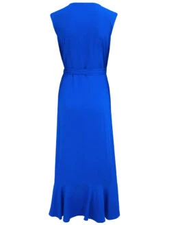 Pour Moi Wrap Beach Dress 15 Pour Moi Wrap Beach Dress -FOREVER YOUR LINGERIE PourMoiMidaxiWrapBeachDressUltramarine91053FlatBack