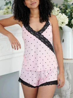 Pour Moi Sofa Love Lace Jersey PJ Set
