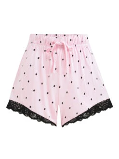 Pour Moi Sofa Love Lace Jersey PJ Set 14 Pour Moi Sofa Love Lace Jersey PJ Set -FOREVER YOUR LINGERIE PourMoiSofaLovePJSetBlushBlack19836 8FrontBottomsCutOut