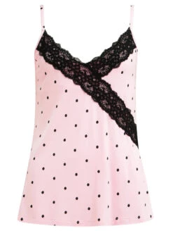 Pour Moi Sofa Love Lace Jersey PJ Set 12 Pour Moi Sofa Love Lace Jersey PJ Set -FOREVER YOUR LINGERIE PourMoiSofaLovePJSetBlushBlack19836 8FrontTopCutOut