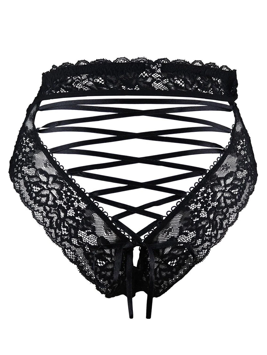 Pour Moi Suspense Lace Up Brief 6 Pour Moi Suspense Lace Up Brief - Image 4