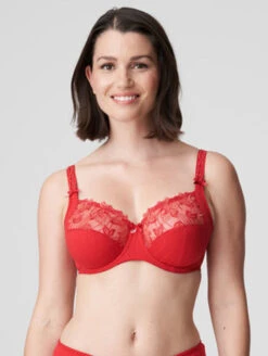 PrimaDonna Deauville Bra 10 PrimaDonna Deauville Bra -FOREVER YOUR LINGERIE PrimaDonnaDeauvilleScarletBra0161810Front