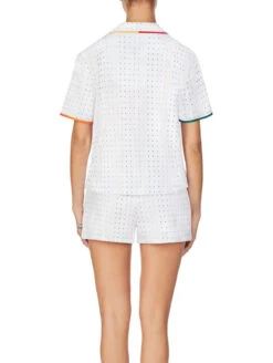 Room Service Pride Unisex PJ Set 11 Room Service Pride Unisex PJ Set -FOREVER YOUR LINGERIE RoomServicePrideUnisexPJSetPrideLightningRS3920548Back