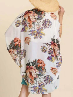 Rosie Cocoon Hem Cover Up 13 Rosie Cocoon Hem Cover Up -FOREVER YOUR LINGERIE RosieCocoonHemCoverUpOffWhiteA4247Back