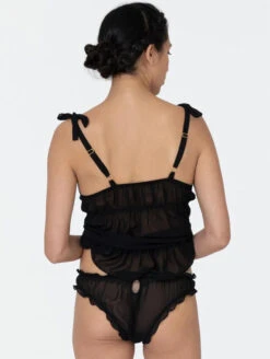 Rya Collection Dahlia Babydoll 8 Rya Collection Dahlia Babydoll -FOREVER YOUR LINGERIE RyaCollectionDahliaBabydollBlack543 X Panty