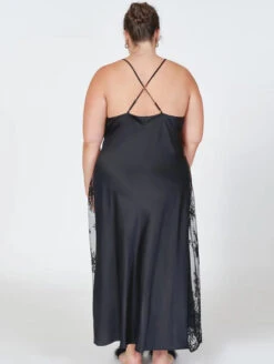 Rya Collection Darling Gown 10 Rya Collection Darling Gown -FOREVER YOUR LINGERIE RyaCollectionDarlingGownBlack219 X BackPlus