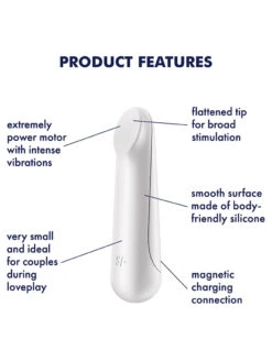 Satisfyer Ultra Power Bullet 3 9 Satisfyer Ultra Power Bullet 3 -FOREVER YOUR LINGERIE Satisfyer Ultra Power Bullet 3 white features