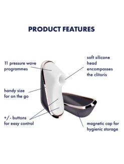 Satisfyer Pro Traveler 13 Satisfyer Pro Traveler -FOREVER YOUR LINGERIE SatisfyerProTravelerBlackWhiteProductInfo