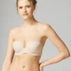 Simone Perele Essential Strapless Bra 1 Simone Perele Essential Strapless Bra -FOREVER YOUR LINGERIE SimonePereleEssentialStraplessBraPeauRose13V303Front