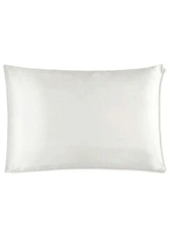 Sylke The Label Mulberry Silk 2 Piece Set 10 Sylke The Label Mulberry Silk 2 Piece Set -FOREVER YOUR LINGERIE SylketheLabel2PieceSetWhiteSLKPKSTPillowcaseCutOut