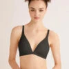 The Little Bra Company Erika Non Wire Plunge Bra 1 The Little Bra Company Erika Non Wire Plunge Bra -FOREVER YOUR LINGERIE TheLittleBraCompanyErikaSmoothBlackY001SFront