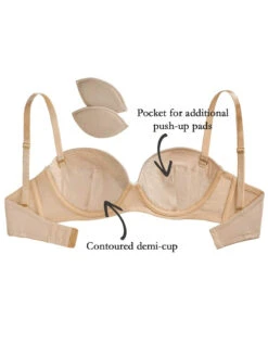The Little Bra Company Sascha Strapless Bra 9 The Little Bra Company Sascha Strapless Bra -FOREVER YOUR LINGERIE TheLittleBraCompanySaschaStraplessBraLatteF001SProductInfo